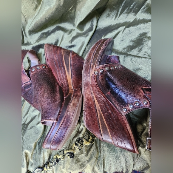 BedStu Joanne Nectar Lux Leather Wedges size 7 - Picture 4 of 7